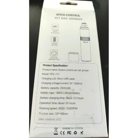 Pet Speed-Control Nail Grinder - Picture 3 of 6